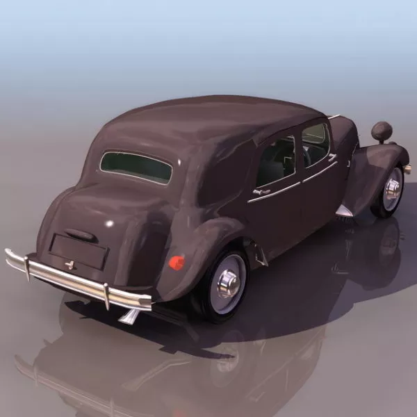 Citroen Rosalie Coupe 15cv 3d model Citroen Rosalie Coupe 15cv 3d model