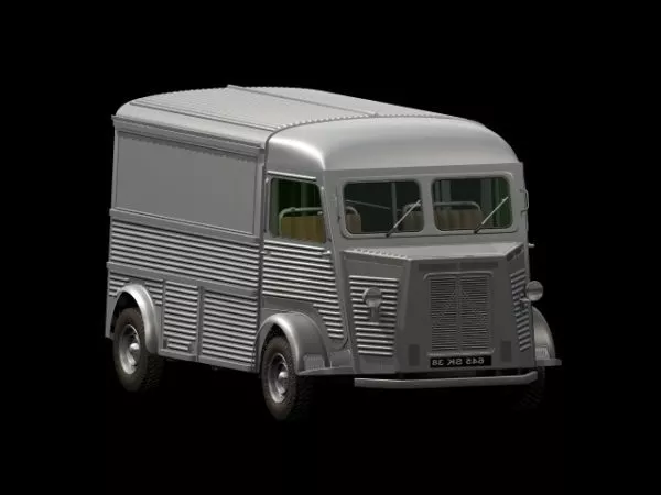 Citroen Type H Van 3d model Citroen Type H Van 3d model