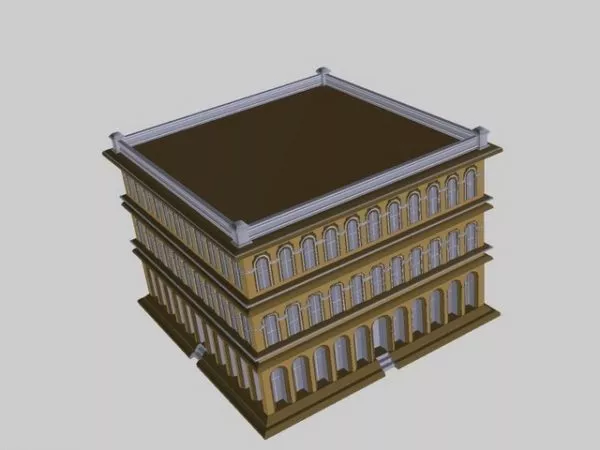 Circular Shape Decorative 3d model