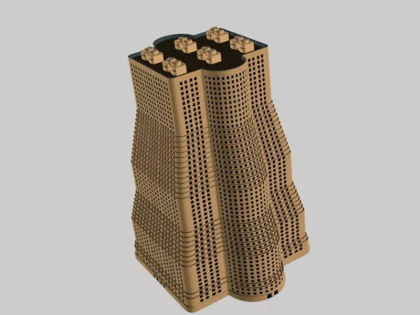 City Building 3d model City Building 3d model