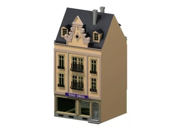 Old Townhouse 3d model