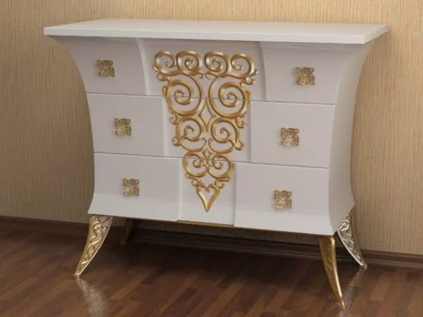 Common Nightstand With Two Drawers 3d model
