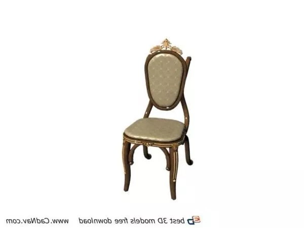 Classic Furniture European Dining Chair 3d model Classic Furniture European Dining Chair 3d model