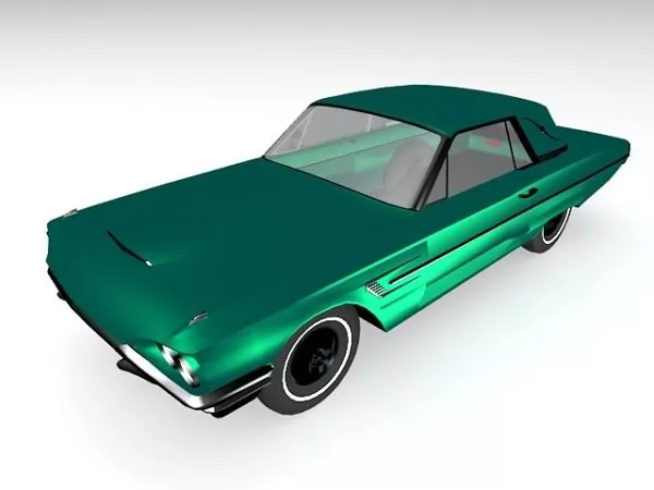 Classic Coupe Car 3d model Classic Coupe Car 3d model