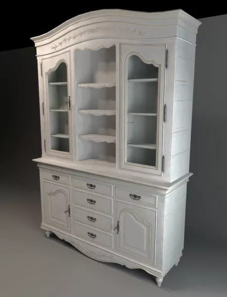 Classic Cupboard Cabinet 3d model Classic Cupboard Cabinet 3d model