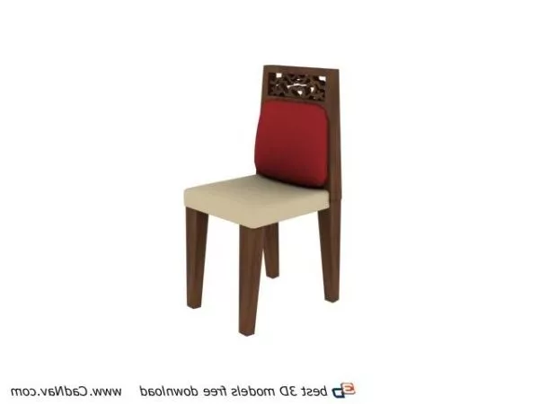 Classic Furniture Dining Room Chair 3d model Classic Furniture Dining Room Chair 3d model