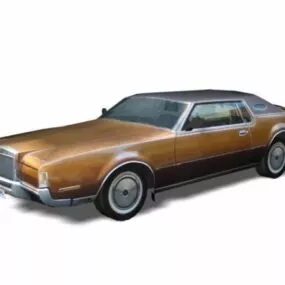 Classic Muscle Car 3d model