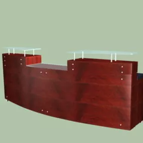 Classic Reception Counter 3d model