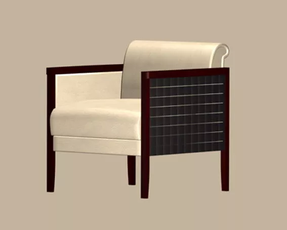 Classic Sofa Chair 3d model Classic Sofa Chair 3d model
