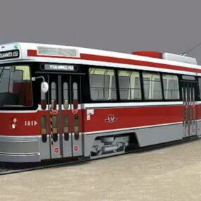 Classic Tramcar 3d model