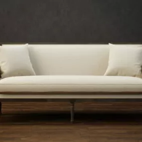 Classic Two-seater Settee 3d model