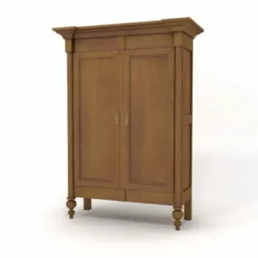 Furniture Classic Wardrobe Closet 3d model