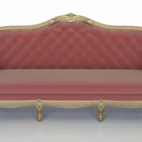 Classical Luxury Fabric Couch 3d model