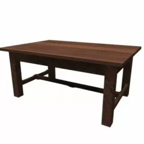 Classical Folk Table 3d model