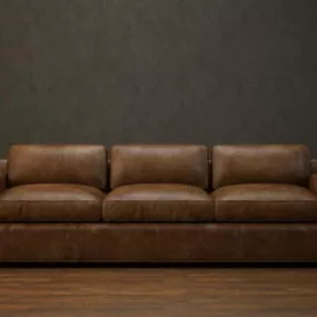 Classical Three Cushion Couch 3d model