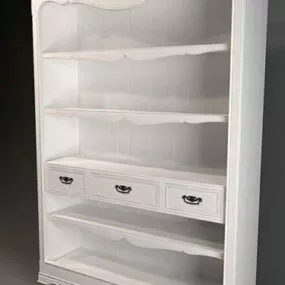Classical Wood Bookshelf 3d model