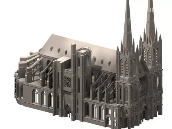 Gothic Tower 3d model