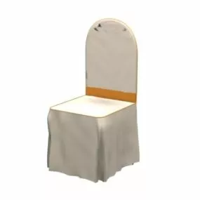 Clothed Wedding Chair 3d model