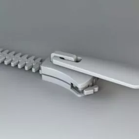 Clothing Zipper 3d model