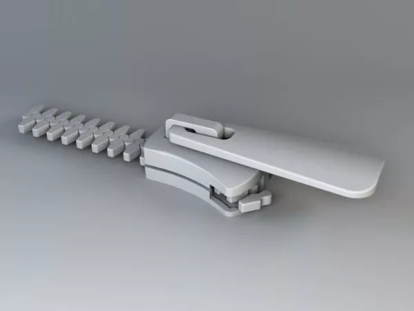 Clothing Zipper 3d model Clothing Zipper 3d model