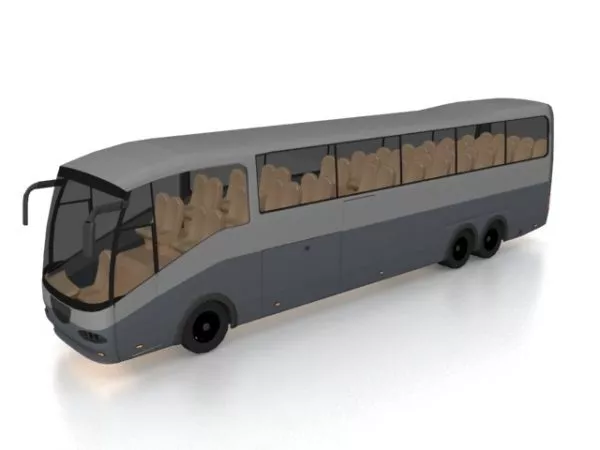 Coach Bus 3d model Coach Bus 3d model