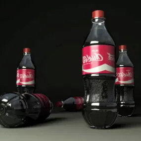 Coca-cola Bottles 3d model