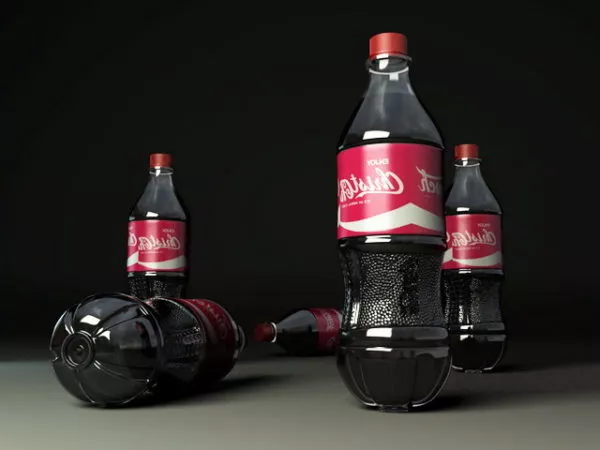 Plastic Coca Cola Bottle 3d model