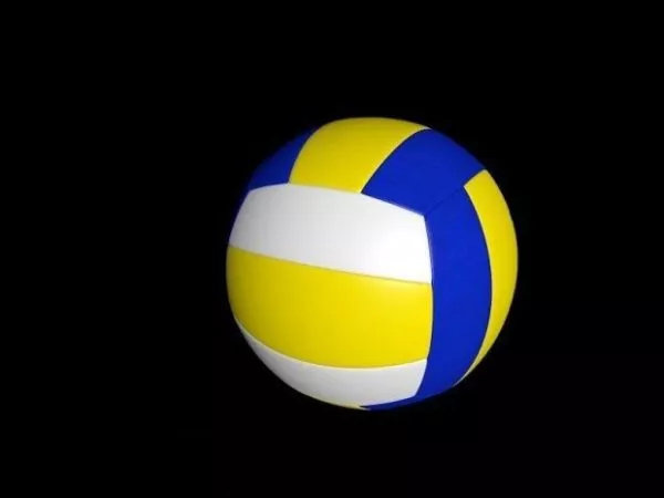 Low Poly Volleyball Ball 3d model