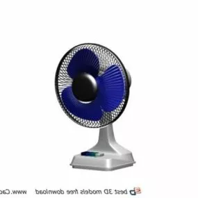 Colorful Electric Table Fan 3d model