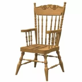 Comb-back Windsor Armchair 3d model
