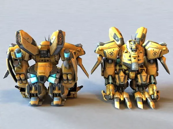 Combat Mech 3d model Combat Mech 3d model