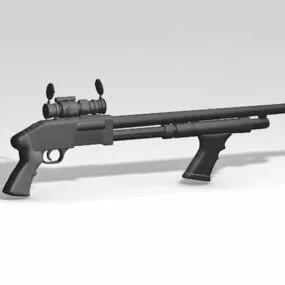Combat Shotgun 3d model