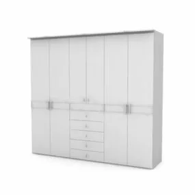 Combination Bedroom Wardrobe Furniture 3d model