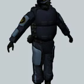 Combine Soldier Prison Guard 3d model