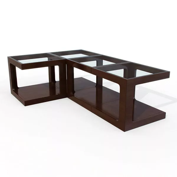 Furniture Combined Coffee Table 3d model Furniture Combined Coffee Table 3d model
