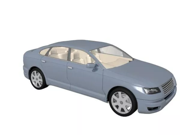 Compact Luxury Car 3d model Compact Luxury Car 3d model