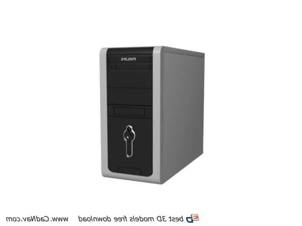 Computer Pc Case And Tower 3d model Computer Pc Case And Tower 3d model