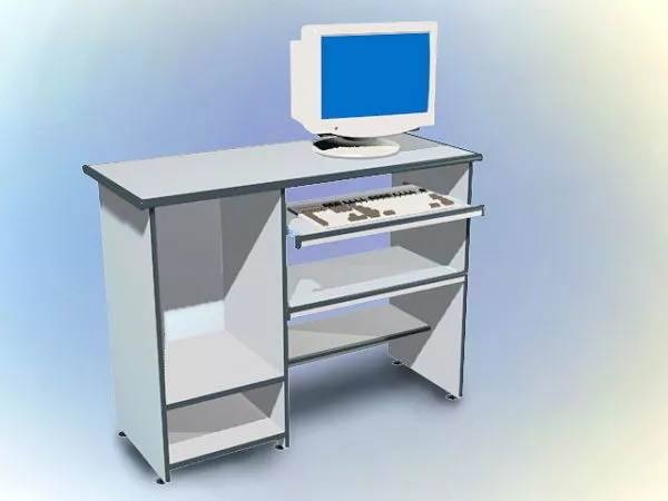 Old Crt Desktop Computer 3d model