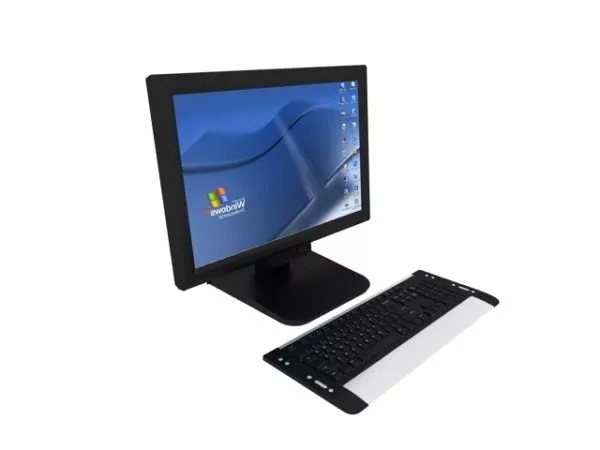 Computer Keyboard And Monitor 3d model Computer Keyboard And Monitor 3d model