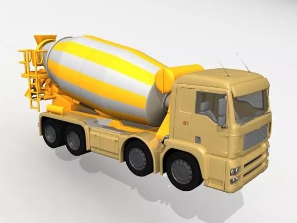 Round Mixer Tap 3d model