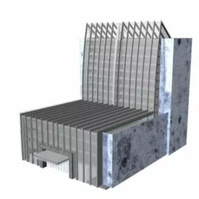 Conference Exhibition Building 3d model