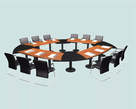 Conference Room Furniture Layout 3d model Conference Room Furniture Layout 3d model