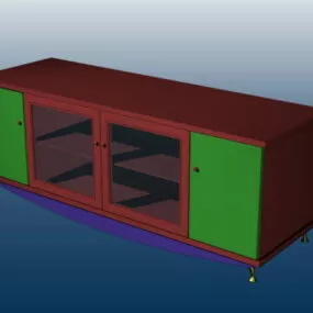 Console Cabinet Furniture 3d model