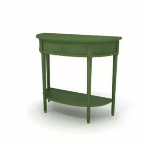 Furniture Console Table With Drawer 3d model