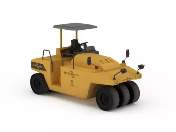 Low Poly Farm Tractor 3d model