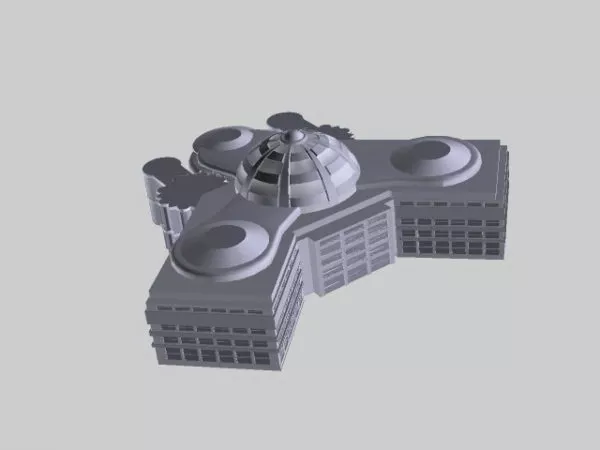 Contemporary Industrial Architecture 3d model Contemporary Industrial Architecture 3d model