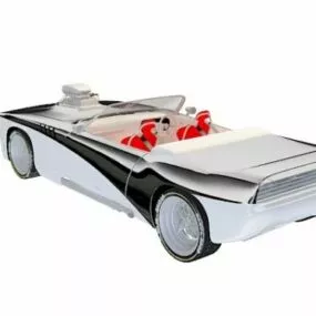 Convertible Concept Car 3d model