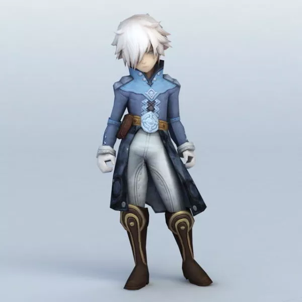 Cool Anime Boy 3d model Cool Anime Boy 3d model