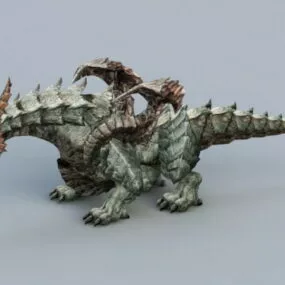 Cool Dragon Monster 3d model