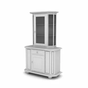 Corner Wine Cabinet Furniture 3d model